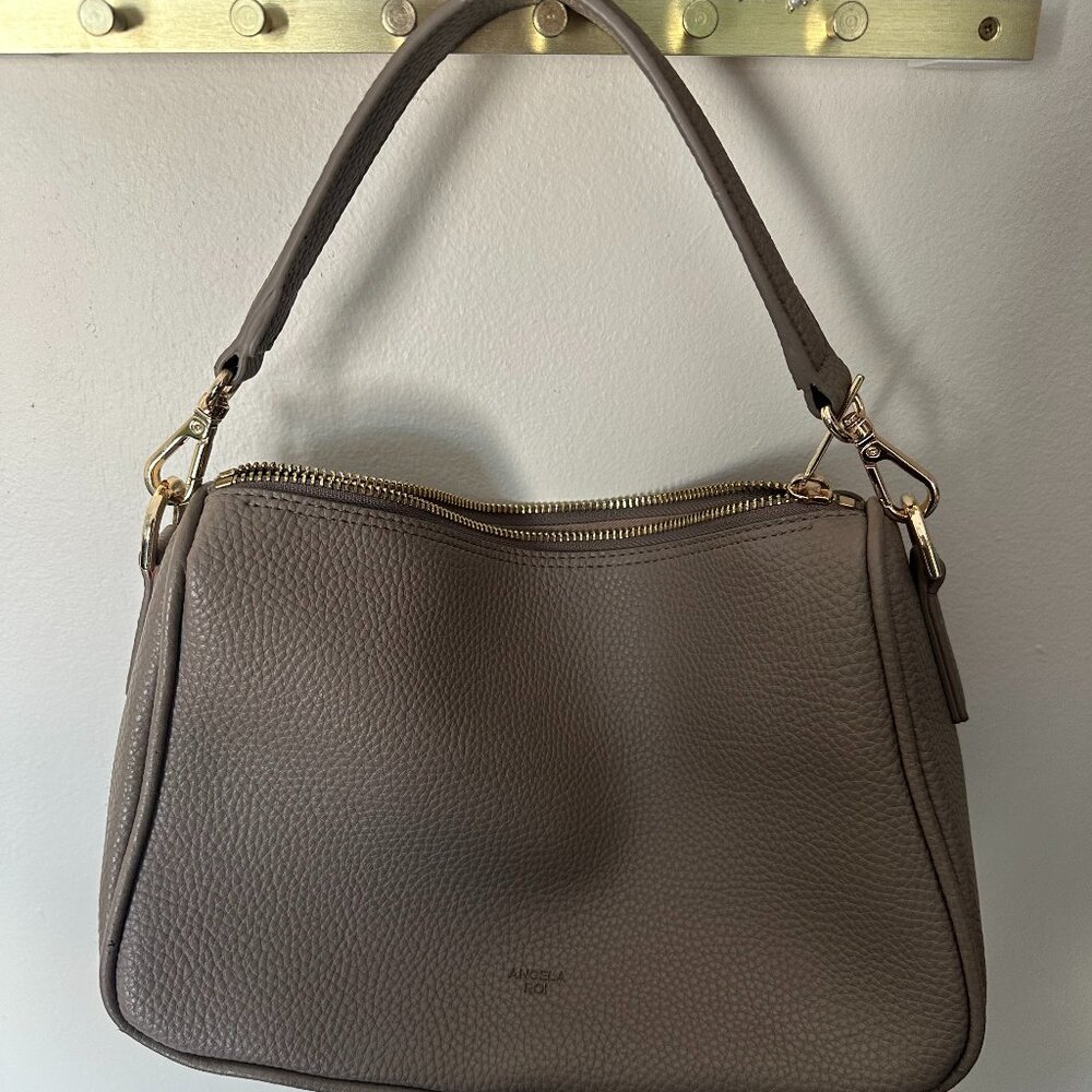 Angela Roi Grace Top Handle Shoulder in Light Mud Gray
